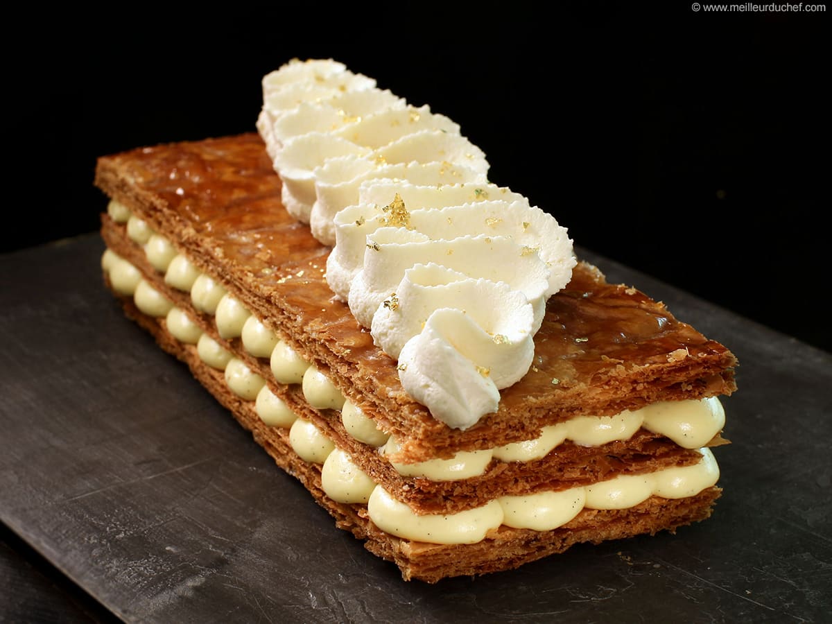 Vanilla Millefeuille - Illustrated recipe - Meilleur du Chef